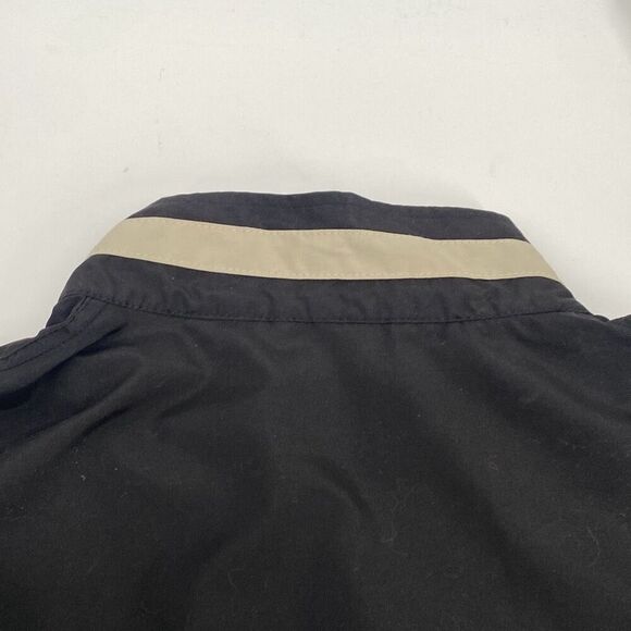 Three Fox Vineyards Unisex Full Zip Windbreaker Jacket Coat Black Tan Medium‎ - Picture 10 of 11